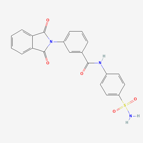 3-(1,3-dioxoisoindol-2-yl)-N-(4-sulfamoylphenyl)benzamide (CAS: 892210-80-9) - Related Chemical Product