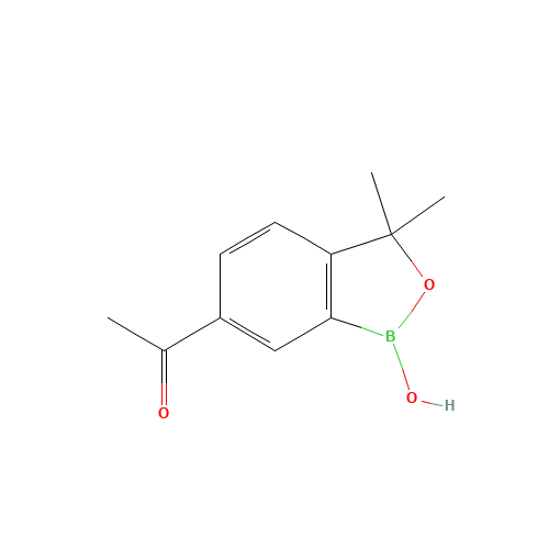 1-(1-hydroxy-3,3-dimethyl-2,1-benzoxaborol-6-yl)ethanone (CAS: 1437052-61-3) - Related Chemical Product
