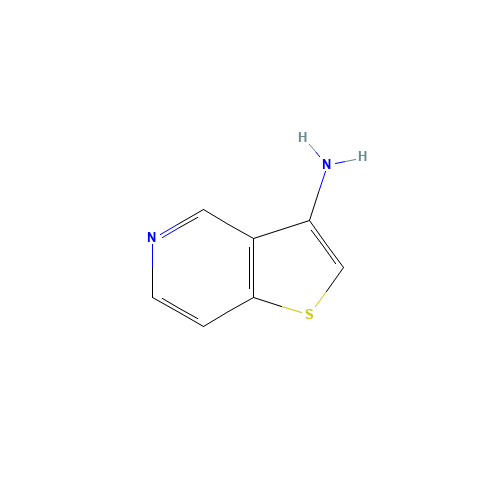 thieno[3,2-c]pyridin-3-amine (CAS: 1159511-16-6) - Chemical Structure and Molecular Formula 