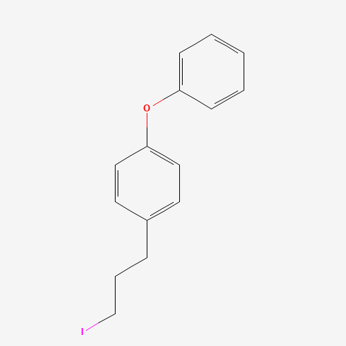 1-(3-iodopropyl)-4-phenoxybenzene (CAS: 142523-68-0) - Chemical Structure and Molecular Formula 