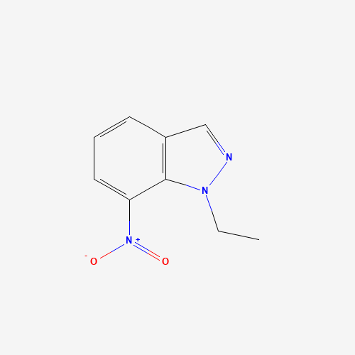 1-ethyl-7-nitroindazole (CAS: 41926-14-1) - Chemical Structure and Molecular Formula 