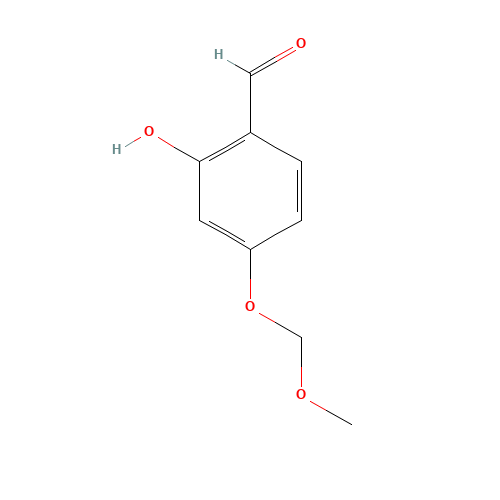 2-hydroxy-4-(methoxymethoxy)benzaldehyde (CAS: 95332-26-6) - Chemical Structure and Molecular Formula 