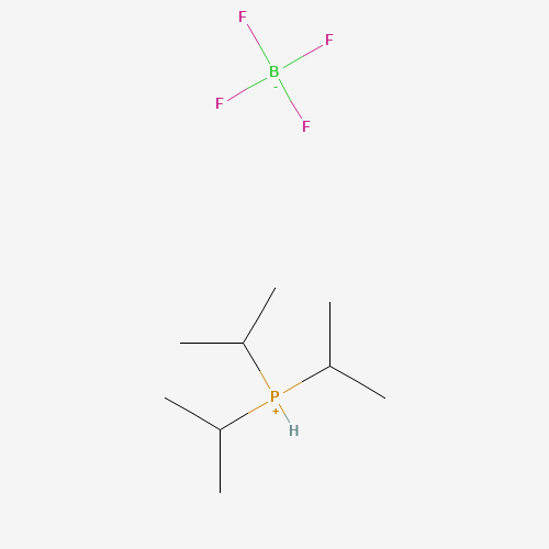 tri(propan-2-yl)phosphanium;tetrafluoroborate (CAS: 121099-07-8) - Chemical Structure and Molecular Formula 