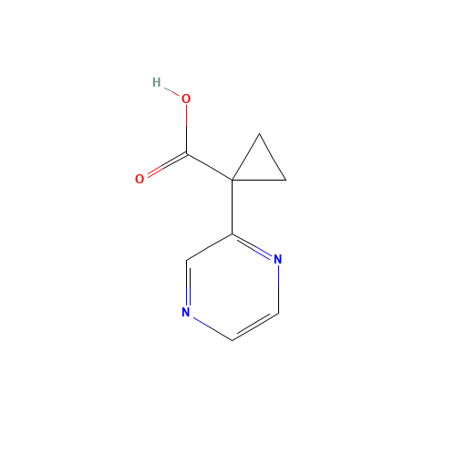 1-pyrazin-2-ylcyclopropane-1-carboxylic acid (CAS: 1159734-52-7) - Related Chemical Product