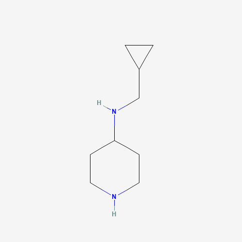 N-(cyclopropylmethyl)piperidin-4-amine (CAS: 1182895-15-3) - Chemical Structure and Molecular Formula 