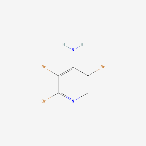 2,3,5-tribromopyridin-4-amine (CAS: 861024-31-9) - Chemical Structure and Molecular Formula 