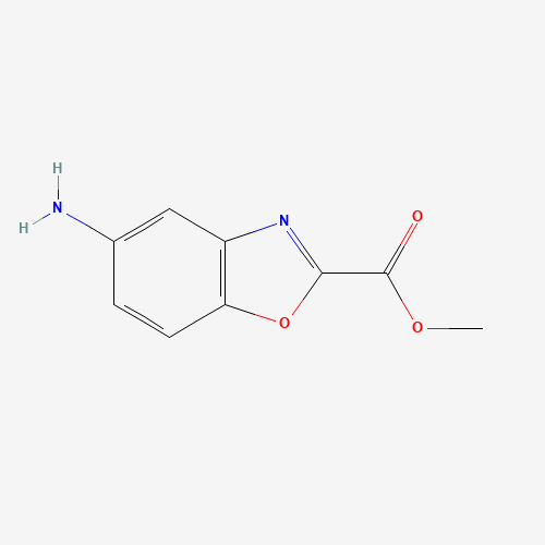 methyl 5-amino-1,3-benzoxazole-2-carboxylate (CAS: 1035093-77-6) - Chemical Structure and Molecular Formula 