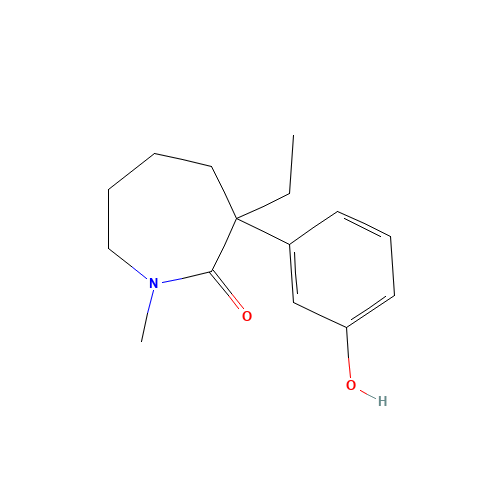 3-ethyl-3-(3-hydroxyphenyl)-1-methylazepan-2-one (CAS: 71556-74-6) - Related Chemical Product