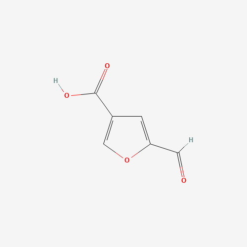 5-formylfuran-3-carboxylic acid (CAS: 603999-19-5) - Chemical Structure and Molecular Formula 