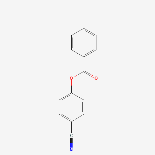(4-cyanophenyl) 4-methylbenzoate (CAS: 32792-42-0) - Chemical Structure and Molecular Formula 