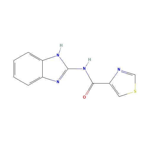 N-(1H-benzimidazol-2-yl)-1,3-thiazole-4-carboxamide (CAS: 27111-29-1) - Related Chemical Product