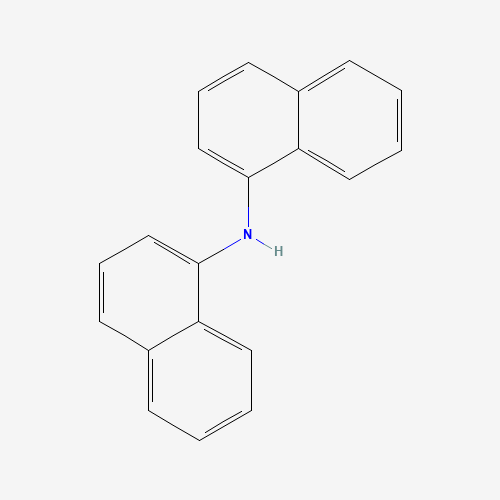N-naphthalen-1-ylnaphthalen-1-amine (CAS: 737-89-3) - Chemical Structure and Molecular Formula 