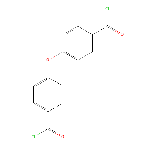 4-(4-carbonochloridoylphenoxy)benzoyl chloride (CAS: 7158-32-9) - Chemical Structure and Molecular Formula 
