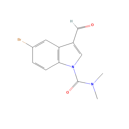 5-bromo-3-formyl-N,N-dimethylindole-1-carboxamide (CAS: 502622-64-2) - Related Chemical Product