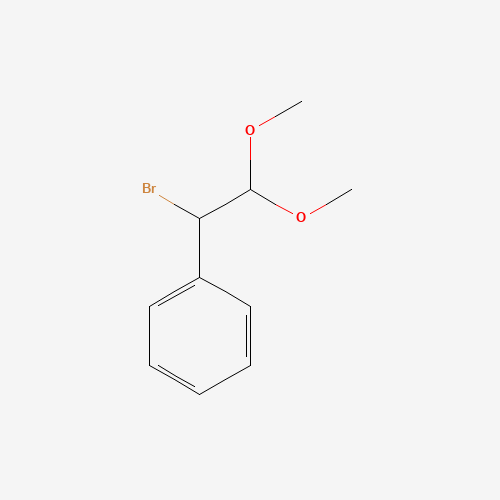 (1-bromo-2,2-dimethoxyethyl)benzene (CAS: 14371-25-6) - Chemical Structure and Molecular Formula 