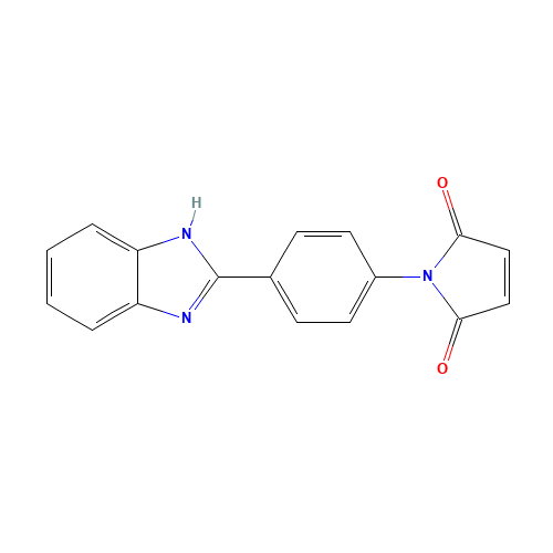 1-[4-(1H-benzimidazol-2-yl)phenyl]pyrrole-2,5-dione (CAS: 27030-97-3) - Related Chemical Product