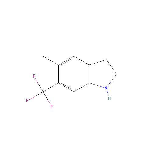 5-methyl-6-(trifluoromethyl)-2,3-dihydro-1H-indole (CAS: 200711-22-4) - Related Chemical Product