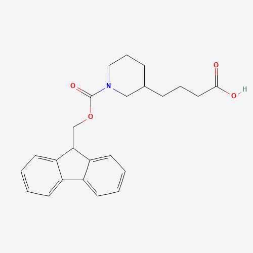 4-[1-(9H-fluoren-9-ylmethoxycarbonyl)piperidin-3-yl]butanoic acid (CAS: 886366-26-3) - Related Chemical Product