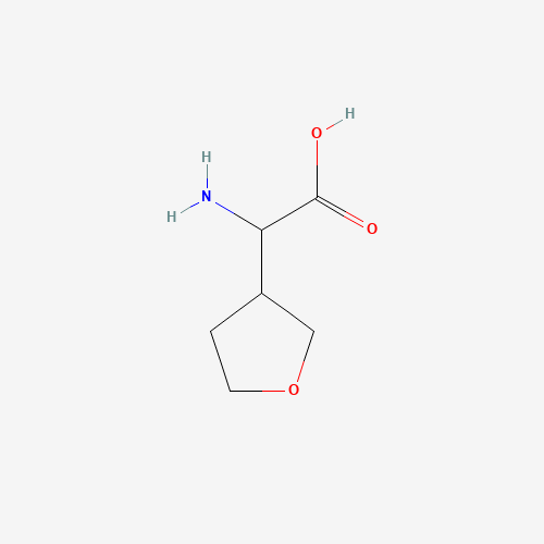 2-amino-2-(oxolan-3-yl)acetic acid (CAS: 1169930-49-7) - Chemical Structure and Molecular Formula 