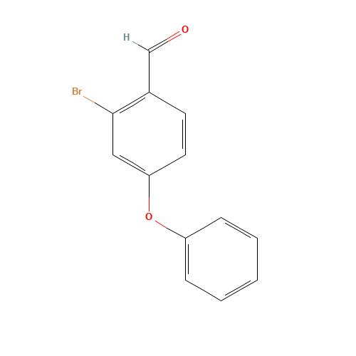 2-bromo-4-phenoxybenzaldehyde (CAS: 1196474-92-6) - Chemical Structure and Molecular Formula 