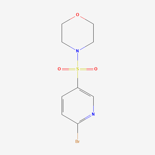 4-(6-bromopyridin-3-yl)sulfonylmorpholine (CAS: 1216081-03-6) - Chemical Structure and Molecular Formula 