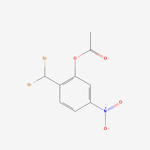[2-(dibromomethyl)-5-nitrophenyl] acetate (CAS: 99067-39-7) - Related Chemical Product