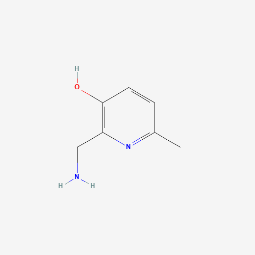 2-(aminomethyl)-6-methylpyridin-3-ol (CAS: 828242-02-0) - Chemical Structure and Molecular Formula 