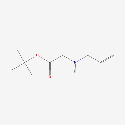 tert-butyl 2-(prop-2-enylamino)acetate (CAS: 159675-32-8) - Chemical Structure and Molecular Formula 