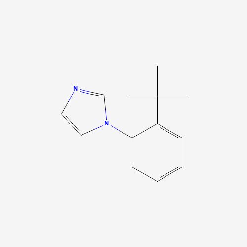 1-(2-tert-butylphenyl)imidazole (CAS: 23671-03-6) - Chemical Structure and Molecular Formula 