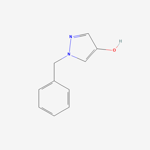 1-benzylpyrazol-4-ol (CAS: 226989-35-1) - Chemical Structure and Molecular Formula 