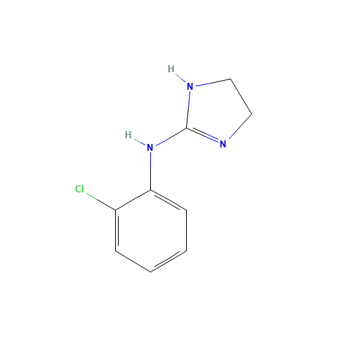 N-(2-chlorophenyl)-4,5-dihydro-1H-imidazol-2-amine (CAS: 4749-68-2) - Related Chemical Product