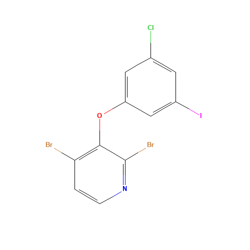 2,4-dibromo-3-(3-chloro-5-iodophenoxy)pyridine (CAS: 1338226-12-2) - Related Chemical Product