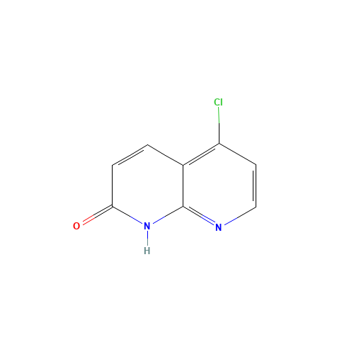 5-chloro-1H-1,8-naphthyridin-2-one (CAS: 250264-28-9) - Chemical Structure and Molecular Formula 