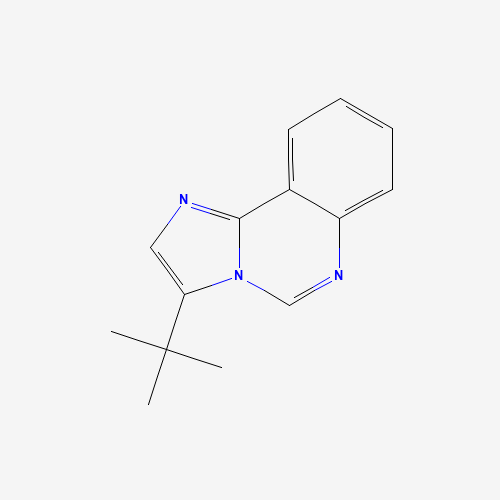 3-tert-butylimidazo[1,2-c]quinazoline (CAS: 1238293-11-2) - Chemical Structure and Molecular Formula 