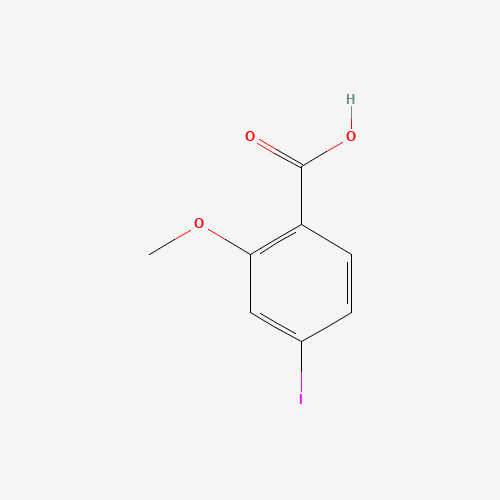 4-iodo-2-methoxybenzoic acid (CAS: 89942-34-7) - Chemical Structure and Molecular Formula 