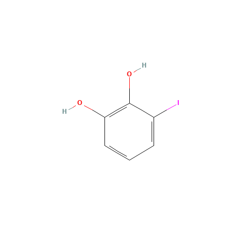3-iodobenzene-1,2-diol (CAS: 19337-60-1) - Chemical Structure and Molecular Formula 