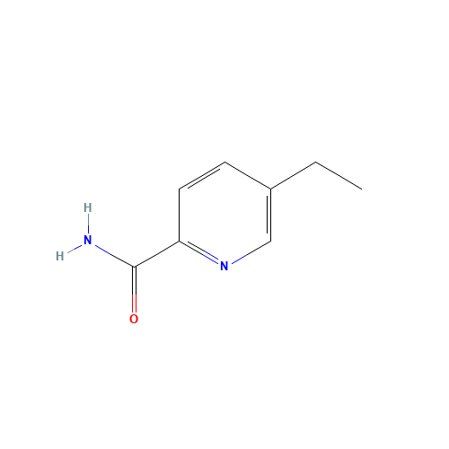 5-ethylpyridine-2-carboxamide (CAS: 13509-17-6) - Chemical Structure and Molecular Formula 