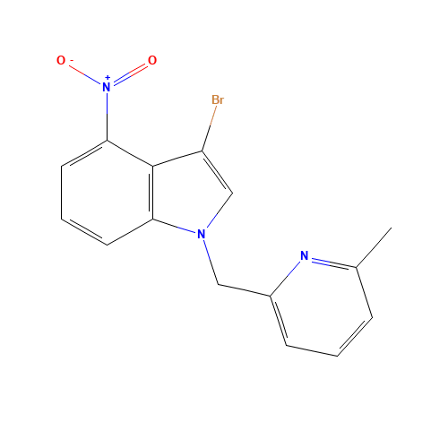 3-bromo-1-[(6-methylpyridin-2-yl)methyl]-4-nitroindole (CAS: 1527518-31-5) - Related Chemical Product