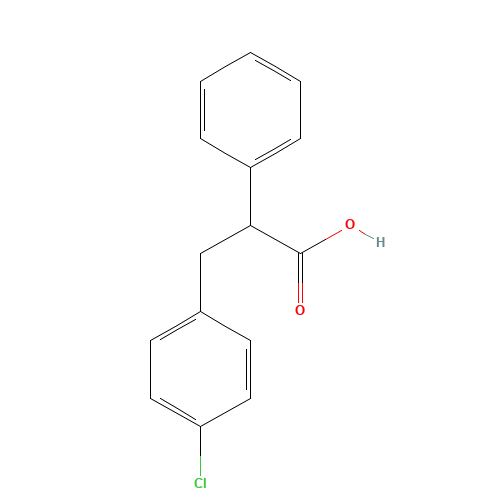 3-(4-chlorophenyl)-2-phenylpropanoic acid (CAS: 2901-30-6) - Related Chemical Product