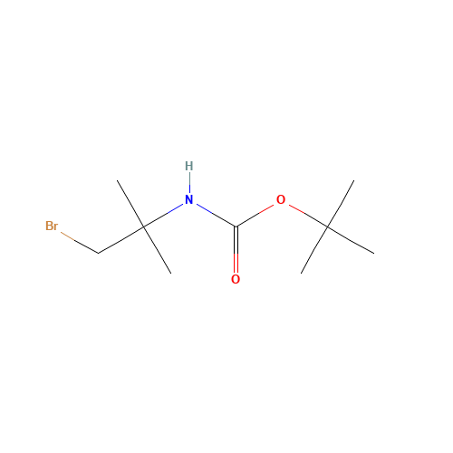 tert-butyl N-(1-bromo-2-methylpropan-2-yl)carbamate (CAS: 1391026-60-0) - Related Chemical Product