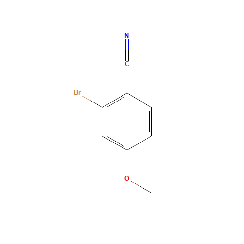 2-bromo-4-methoxybenzonitrile (CAS: 140860-51-1) - Chemical Structure and Molecular Formula 