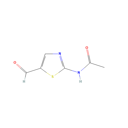 N-(5-formyl-1,3-thiazol-2-yl)acetamide (CAS: 252662-37-6) - Chemical Structure and Molecular Formula 