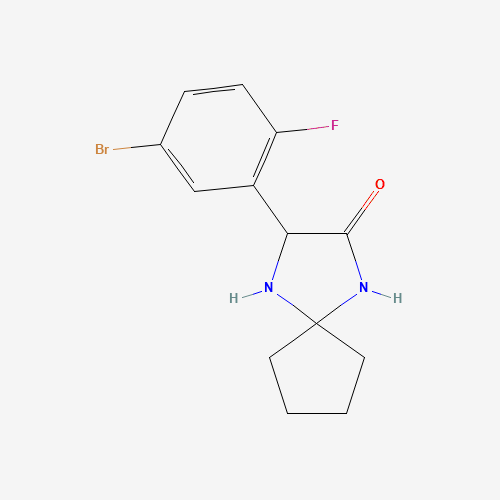 2-(5-bromo-2-fluorophenyl)-1,4-diazaspiro[4.4]nonan-3-one (CAS: 1272755-79-9) - Related Chemical Product