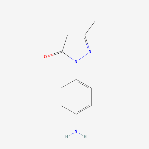 2-(4-aminophenyl)-5-methyl-4H-pyrazol-3-one (CAS: 6402-08-0) - Related Chemical Product