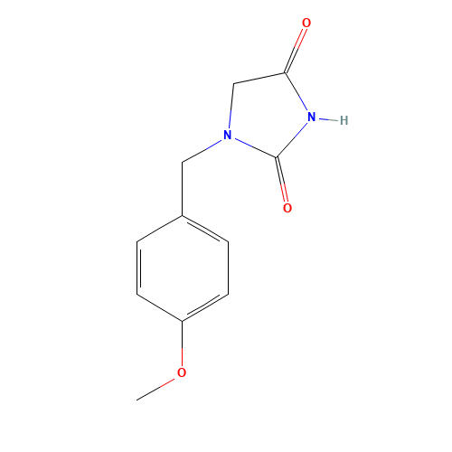 1-[(4-methoxyphenyl)methyl]imidazolidine-2,4-dione (CAS: 652992-63-7) - Related Chemical Product