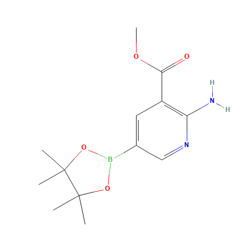 methyl 2-amino-5-(4,4,5,5-tetramethyl-1,3,2-dioxaborolan-2-yl)pyridine-3-carboxylate (CAS: 947249-44-7) - Related Chemical Product