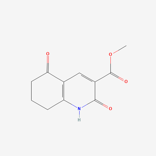 methyl 2,5-dioxo-1,6,7,8-tetrahydroquinoline-3-carboxylate chemical structure methyl 2,5-dioxo-1,6,7,8-tetrahydroquinoline-3-carboxylate (CAS: 650597-74-3) - Chemical Structure and Molecular Formula