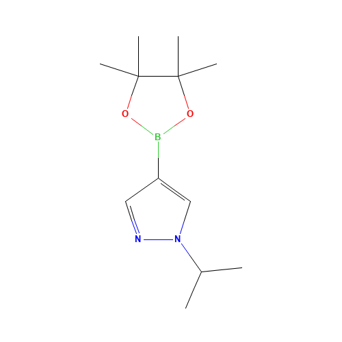 1-propan-2-yl-4-(4,4,5,5-tetramethyl-1,3,2-dioxaborolan-2-yl)pyrazole (CAS: 879487-10-2) - Related Chemical Product