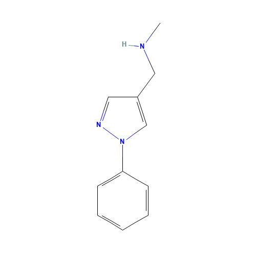 N-methyl-1-(1-phenylpyrazol-4-yl)methanamine (CAS: 868552-05-0) - Related Chemical Product