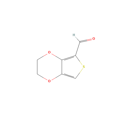 2,3-dihydrothieno[3,4-b][1,4]dioxine-5-carbaldehyde (CAS: 204905-77-1) - Chemical Structure and Molecular Formula 